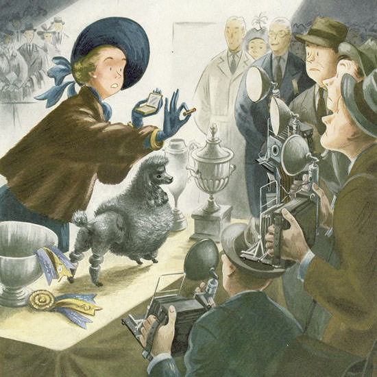 Constantin Alajalov The New Yorker 1952_02_09 Copyright crop | Best of 1950s Ad and Cover Art