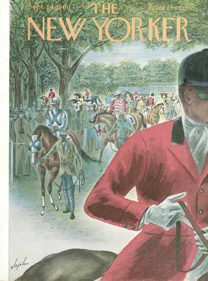 Constantin Alajalov The New Yorker 1960_09_24 Copyright | New Yorker -1970 Constantin Alajalov The New Yorker 1960_09_24 Copyright | The New Yorker Graphic Art Covers 1946-1970