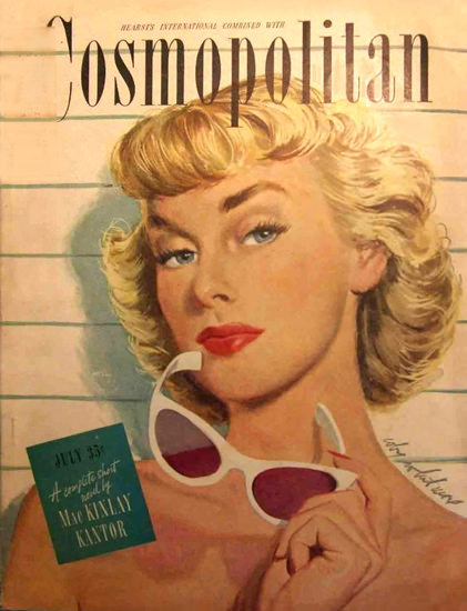 Cosmopolitan Magazine Copyright 1947 Mac Kinlay Kantor | Sex Appeal Vintage Ads and Covers 1891-1970