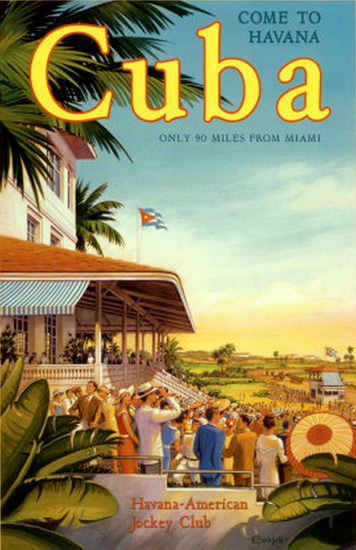 Cuba Come To Havanna 90 Miles From Miami | Vintage Travel Posters 1891-1970