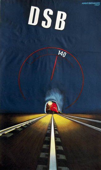 Danske Statsbaner DSB 1937 | Vintage Travel Posters 1891-1970
