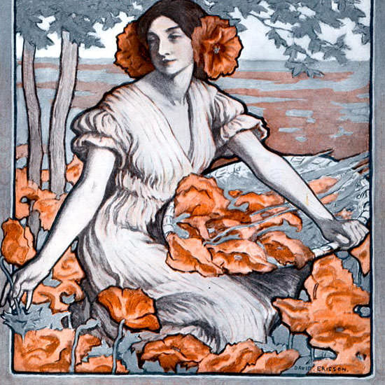 David Ericson Life Humor Magazine 1904-08-18 Copyright crop | Best of Vintage Cover Art 1900-1970
