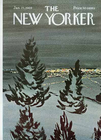 David Preston The New Yorker 1969_01_25 Copyright | The New Yorker Graphic Art Covers 1946-1970