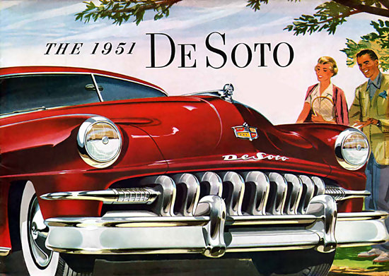 DeSoto 1951 Red | Vintage Cars 1891-1970