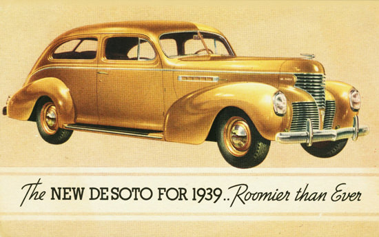 DeSoto 2 Door Sedan 1939 | Vintage Cars 1891-1970