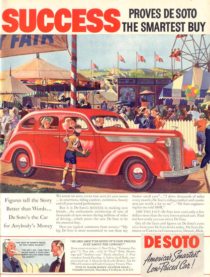 DeSoto Fair Red | Vintage Cars 1891-1970