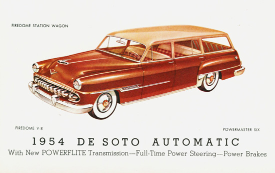 DeSoto Firedome Station Wagon 1954 | Vintage Cars 1891-1970