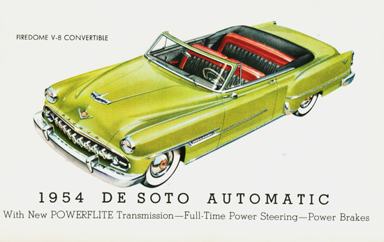 DeSoto Firedome V8 Convertible 1954 | Vintage Cars 1891-1970