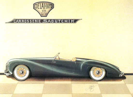 Delahaye 235 GFA Body By Saoutchik 1951 | Vintage Cars 1891-1970