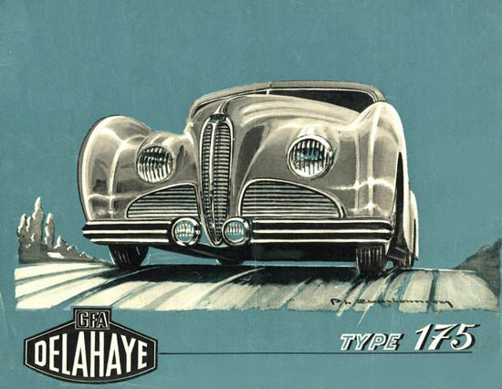 Delahaye GFA Type 175 Model 1947 | Vintage Cars 1891-1970