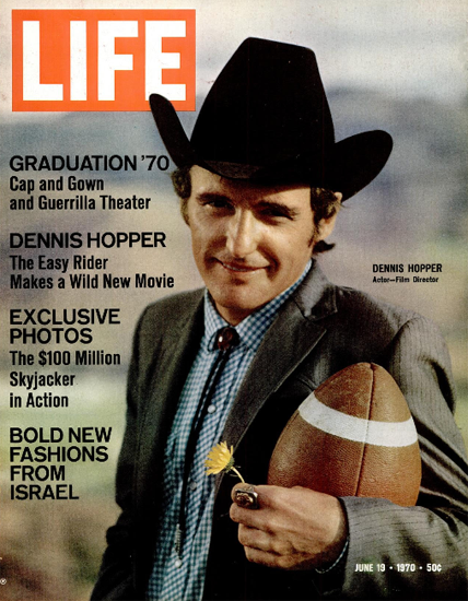 Dennis Hopper Easy Rider Director 19 Jun 1970 Copyright Life Magazine | Life Magazine Color Photo Covers 1937-1970