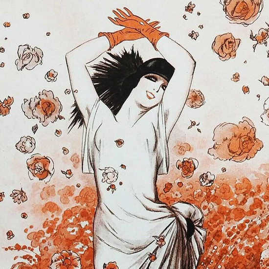 Detail Of Armand Vallee La Vie Parisienne 1928 Competitions D Ete page | Best of 1920s Ad and Cover Art
