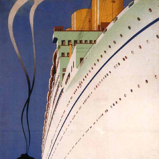 Detail Of Canadian Pacific Canada And USA 1931 B | Best of 1930s Ad and Cover Art