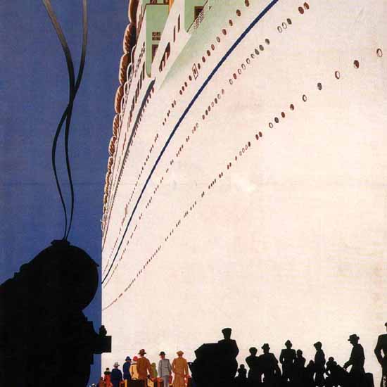 Detail Of Canadian Pacific Canada And USA 1931 | Best of 1930s Ad and Cover Art