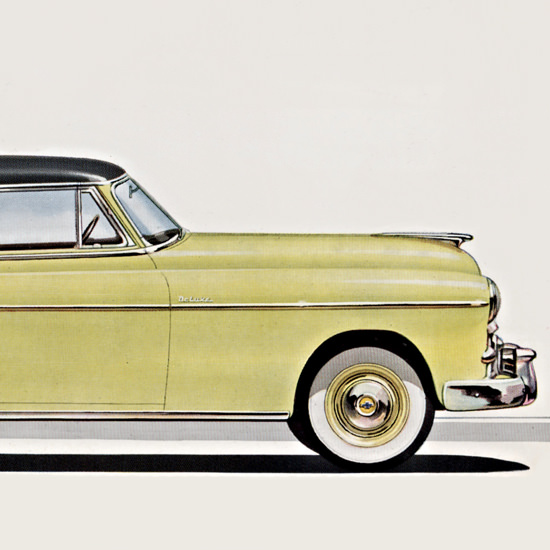 Detail Of Chevrolet Bel Air 1950 Moonlite Body | Best of 1950s Ad and Cover Art