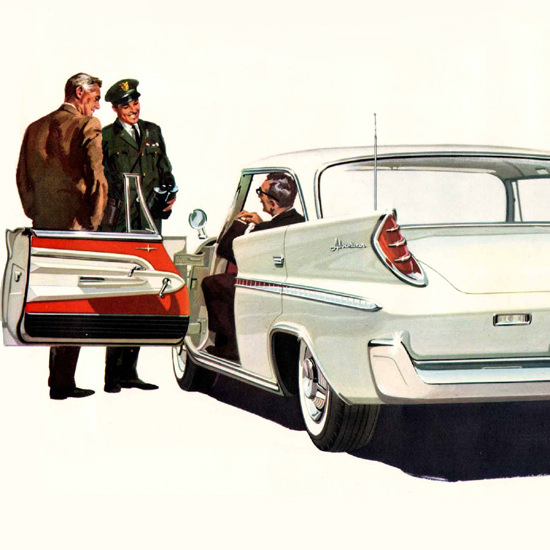 Detail Of DeSoto 1960 Adventurer Rocket | Best of 1960s Ad and Cover Art
