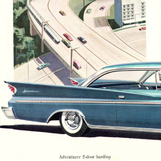 Detail Of DeSoto 1960 Adventurer | Best of Vintage Ad Art 1891-1970