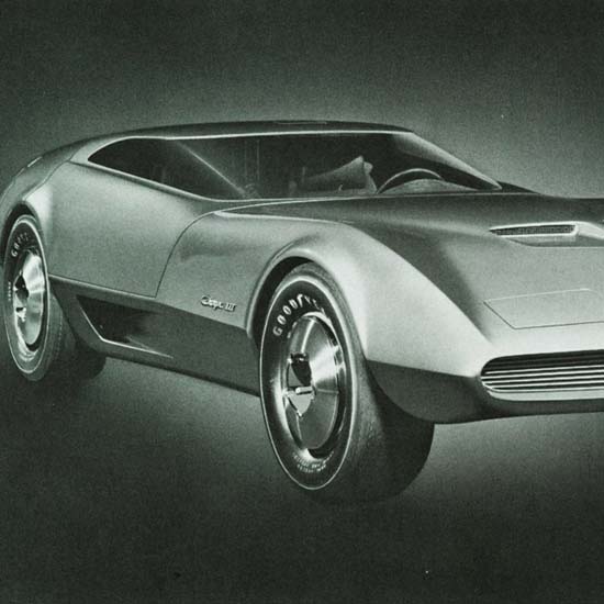 Detail Of Dodge Charger III Concept Car 1967 | Best of 1960s Ad and Cover Art