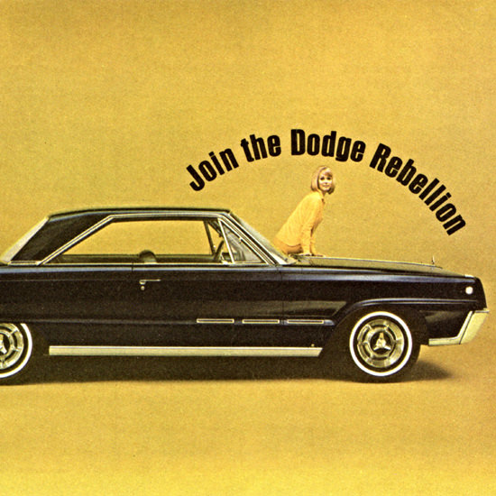 Detail Of Dodge Monaco 500 1966 Join The Rebellion | Best of 1960s Ad and Cover Art
