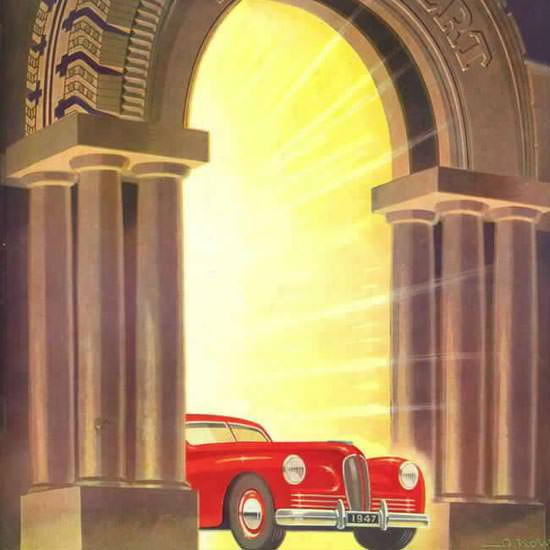 Detail Of Englebert Automobile 1947 | Best of Vintage Ad Art 1891-1970