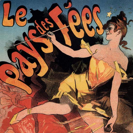Detail Of Exposition Universelle Jardin Enchante Paris 1889 | Best of Vintage Ad Art 1891-1970