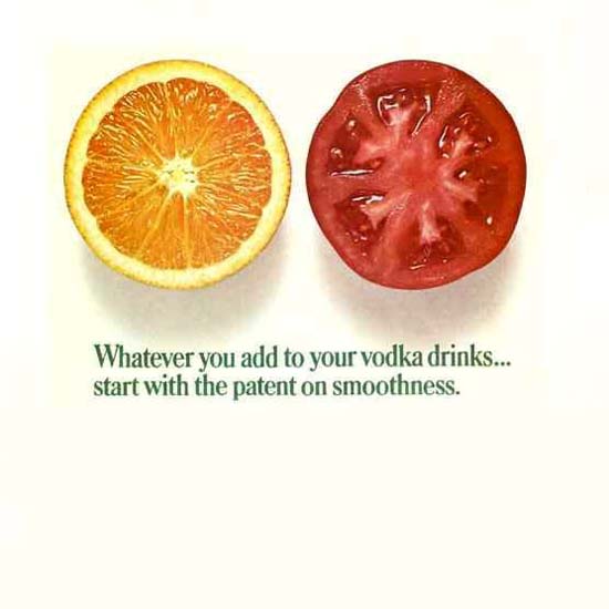 Detail Of Gordons Vodka Whatever You Add 1967 | Best of 1960s Ad and Cover Art