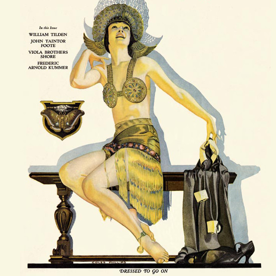 Detail Of Liberty Magazine June 21 1924 Coles Phillips | Best of 1920s Ad and Cover Art
