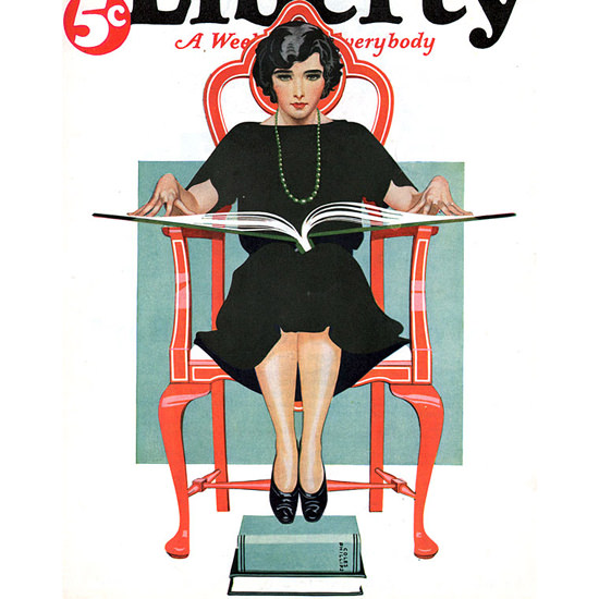 Detail Of Liberty Magazine May 2 1925 Coles Phillips | Best of Vintage Ad Art 1891-1970