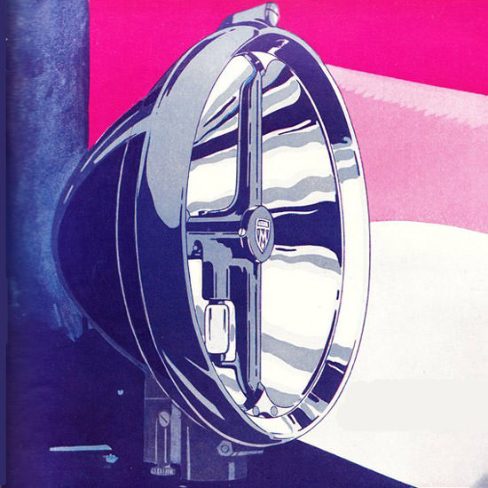 Detail Of Marchal Lumiere Parfaite 1927 Sur Tout Voitures | Best of 1920s Ad and Cover Art