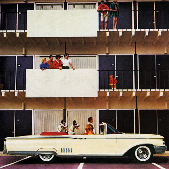 Detail Of Mercury Park Lane Convertible 1960 Great Dane | Best of 1960s Ad and Cover Art