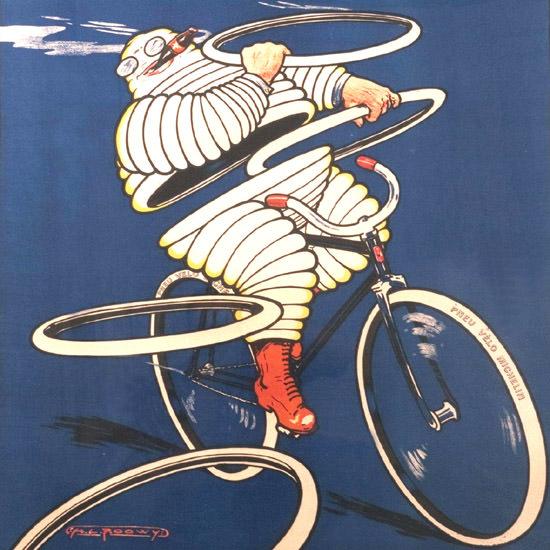 Detail Of Michelin Pneu Velo Le Meilleur Le Moins Cher 1912 | Best of Vintage Ad Art 1891-1970