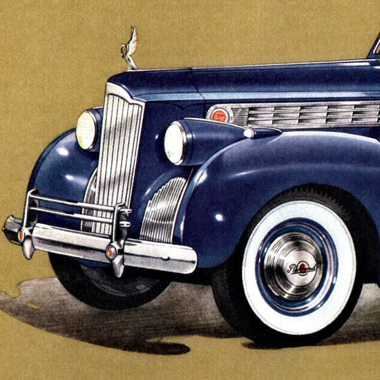 Detail Of Packard One Eighty Weather Cabriolet Rollson 1940 | Best of Vintage Ad Art 1891-1970
