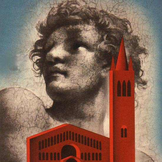Detail Of Parma E La Sua Provincia Church Italy Italia | Best of Vintage Ad Art 1891-1970