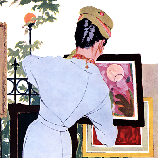 Detail Of Pepsi-Cola The Fine Art Of Staying Lovely Pepsi 1958 | Best of 1950s Ad and Cover Art
