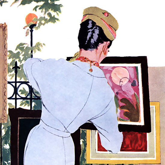 Detail Of Pepsi-Cola The Fine Art Of Staying Lovely Pepsi 1958 | Best of Vintage Ad Art 1891-1970