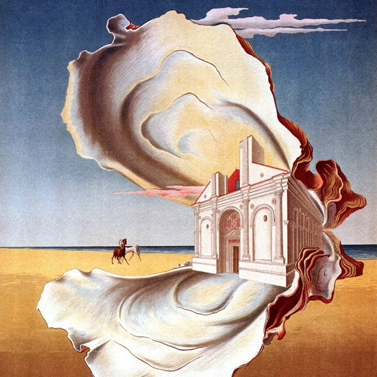 Detail Of Riviera Di Rimini Italy 1950 Nazzareno Tognacci | Best of 1950s Ad and Cover Art