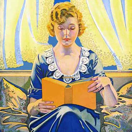 Detail Of Scranton Maytime Is Curtain Time 1923 Coles Phillips | Best of 1920s Ad and Cover Art