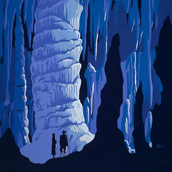 Detail Of See America Caves United States Travel Bureau | Best of Vintage Ad Art 1891-1970