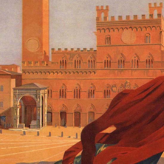 Detail Of Siena Italy Italia B | Best of Vintage Ad Art 1891-1970