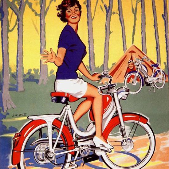 Detail Of Terrot AutoMoto Cyclos Automatiques 1960 Wirtz | Best of Vintage Ad Art 1891-1970