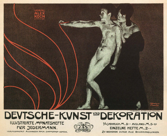 Deutsche Kunst Und Dekoration Art Magazine | Sex Appeal Vintage Ads and Covers 1891-1970