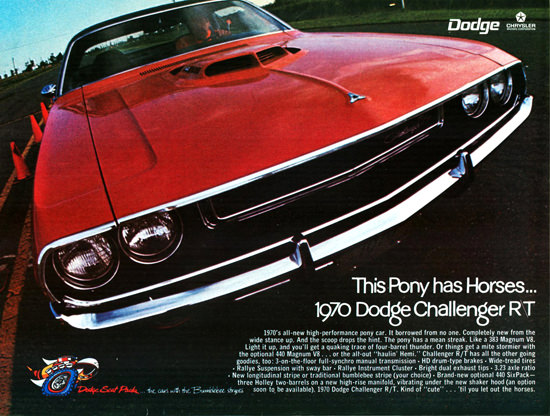 Dodge Challenger RT 1970 | Vintage Cars 1891-1970