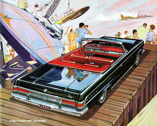 Dodge Custom 880 Convertible 1964 | Vintage Cars 1891-1970