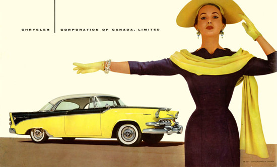 Dodge Custom Royal 1956 | Sex Appeal Vintage Ads and Covers 1891-1970