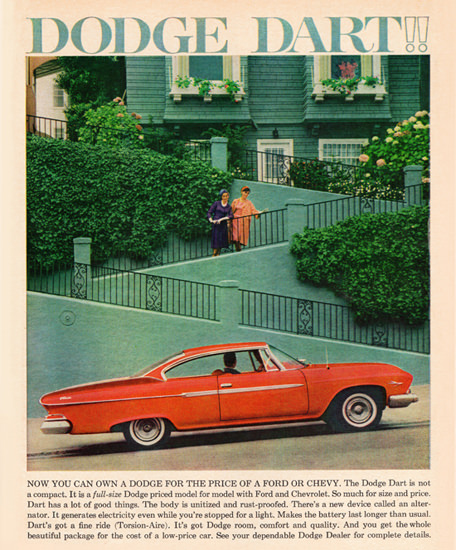 Dodge Dart Hardtop 1961 San Francisco | Vintage Cars 1891-1970