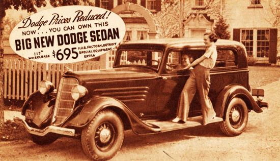 Dodge Sedan 1934 Detroit You Can Own This | Vintage Cars 1891-1970
