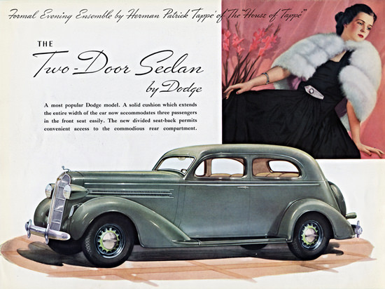 Dodge Two Door Sedan 1936 Patrick Tappe | Vintage Cars 1891-1970
