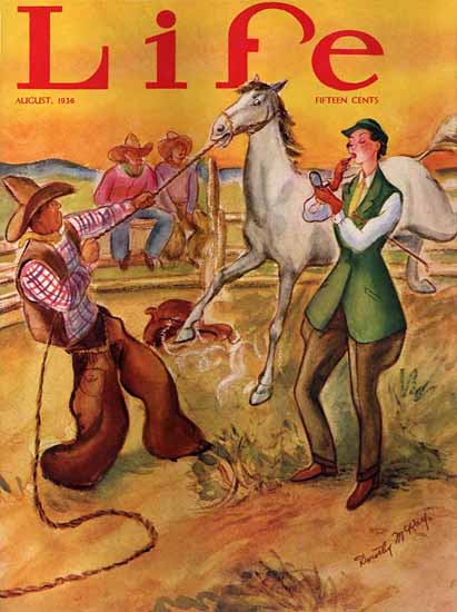Dorothy McKay Life Humor Magazine 1936-08 Copyright | LIFE 1891-1936 Dorothy McKay Life Humor Magazine 1936-08 Copyright | Life Magazine Graphic Art Covers 1891-1936