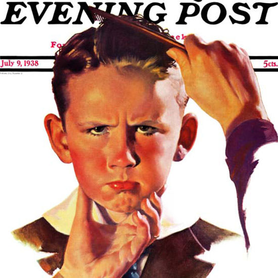 Douglass Crockwell Saturday Evening Post 1938_07_09 Copyright crop | Best of 1930s Ad and Cover Art