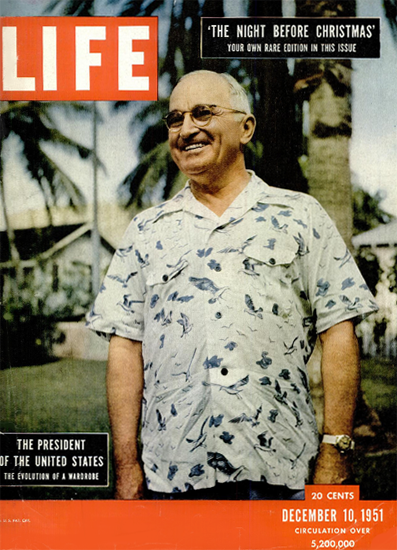 Dwight D Eisenhower Wardrobe 10 Dec 1951 Copyright Life Magazine | Life Magazine BW Photo Covers 1936-1970